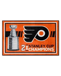 Philadelphia Flyers 4x6 Rug Dynasty by   