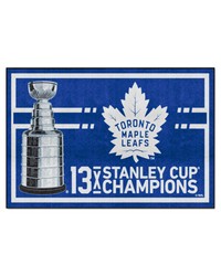 Toronto Maple Leafs 5x8 Rug Dynasty by   