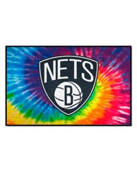 Brooklyn Nets Starter Mat Tie Dye by   