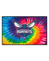 Charlotte Hornets Starter Mat Tie Dye by   