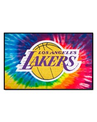 Los Angeles Lakers Starter Mat Tie Dye by   