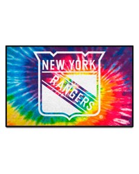 New York Rangers Starter Mat Tie Dye by   