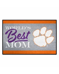 Clemson Tigers Starter Mat World's Best Mom by   