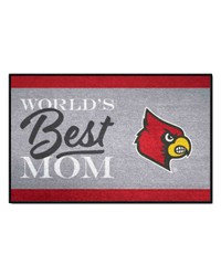 Louisville Cardinals Starter Mat World's Best Mom by   