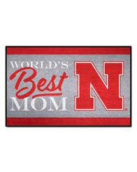 Nebraska Cornhuskers Starter Mat World's Best Mom by   