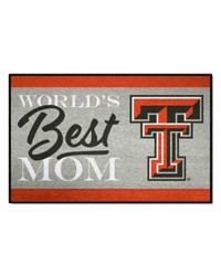 Texas Tech Red Raiders Starter Mat World's Best Mom by   