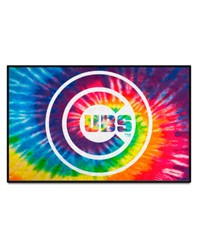 Chicago Cubs Starter Mat Tie Dye by   