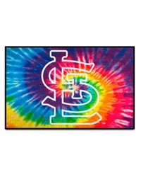 St. Louis Cardinals Starter Mat Tie Dye by   