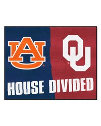 House Divided Auburn / Oklahoma House Divided Mat by   