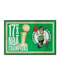 Boston Celtics 4x6 Rug Dynasty by   