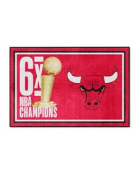 Chicago Bulls 4x6 Rug Dynasty by   