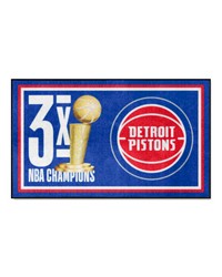 Detroit Pistons 3x5 Rug Dynasty by   