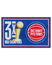 Detroit Pistons 5x8 Rug Dynasty by   