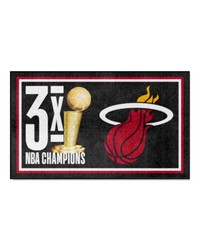 Miami Heat 3x5 Rug Dynasty by   