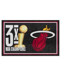 Miami Heat 5x8 Rug Dynasty by   