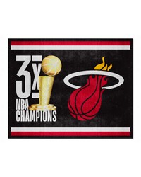 Miami Heat 8x10 Rug Dynasty by   