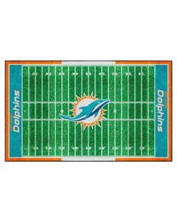 Miami Dolphins 6x10 Rug by   