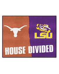 House Divided Texas / LSU House Divided Mat by   