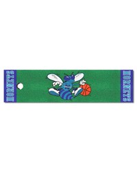 Charlotte Hornets Putting Green Mat Retro by   