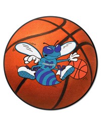 Charlotte Hornets Basketball Mat Retro by   