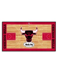 Chicago Bulls NBA Court Runner Retro by   