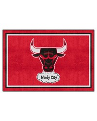 Chicago Bulls 5x8 Rug Retro by   