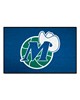 Fan Mats  LLC Dallas Mavericks Starter Mat Retro Blue