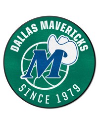 Dallas Mavericks Roundel Mat Retro by   