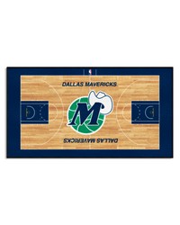 Dallas Mavericks NBA Court Runner Retro by   