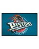 Fan Mats  LLC Detroit Pistons Starter Mat Retro Teal