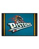 Fan Mats  LLC Detroit Pistons Starter Mat Retro Teal