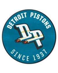 Detroit Pistons Roundel Mat Retro by   