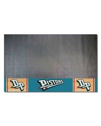 Detroit Pistons Grill Mat Retro by   