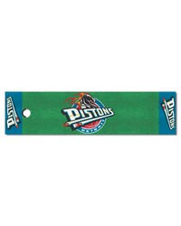 Detroit Pistons Putting Green Mat Retro by   