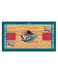 Detroit Pistons NBA Court Runner Retro by   