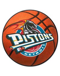 Detroit Pistons Basketball Mat Retro by   