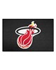 Fan Mats  LLC Miami Heat Starter Mat Retro Black