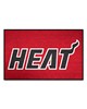 Fan Mats  LLC Miami Heat Starter Mat Retro Red