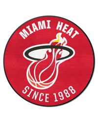 Miami Heat Roundel Mat Retro by   