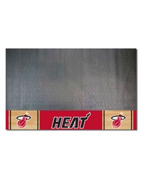 Miami Heat Grill Mat Retro by   