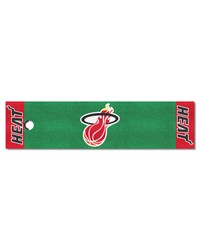 Miami Heat Putting Green Mat Retro by   