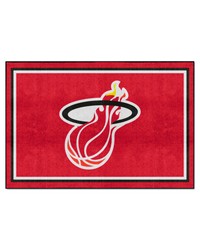 Miami Heat 5x8 Rug Retro by   