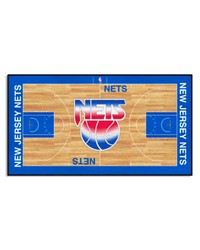 New Jersey Nets NBA Court Runner Retro by   