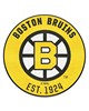 Fan Mats  LLC Boston Bruins Roundel Mat Retro Yellow