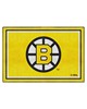 Fan Mats  LLC Boston Bruins 5x8 Rug Retro Yellow