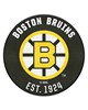 Fan Mats  LLC Boston Bruins Roundel Mat Retro Black