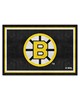 Fan Mats  LLC Boston Bruins 5x8 Rug Retro Black