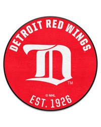 Detroit Red Wings Roundel Mat Retro by   