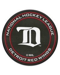 Detroit Red Wings Puck Mat Retro by   