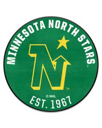 Minnesota North Stars Roundel Mat Retro by   